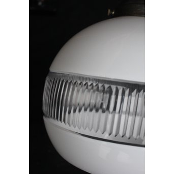 白被せ切子電笠/照明　A1963 