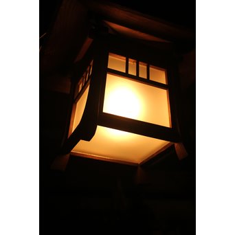 木製灯籠照明　A1964 