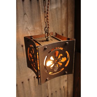 立方体鉄灯籠　A1965 