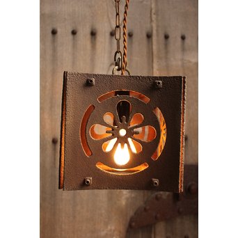 立方体鉄灯籠　A1965 