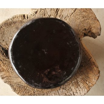 乾漆黒盆　Q080 