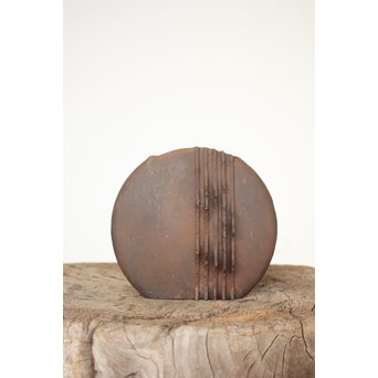 菊池保寿堂 鉄花器　M159