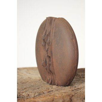 菊池保寿堂 鉄花器　M159 