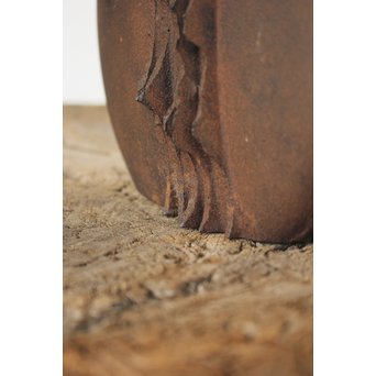 菊池保寿堂 鉄花器　M159 