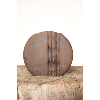 菊池保寿堂 鉄花器　M159 