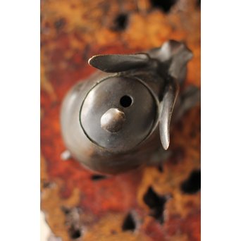 兎の古銅香炉　M163 