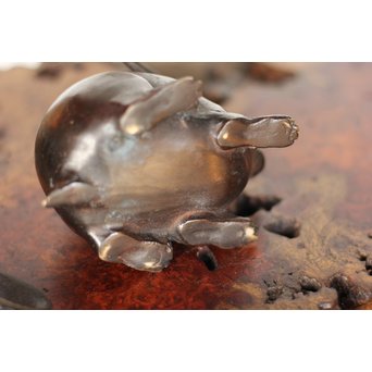 兎の古銅香炉　M163 