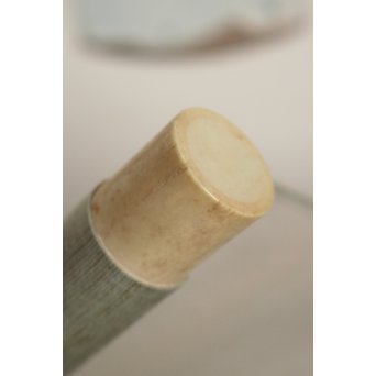 倣 西沢笛畝【李朝染付壺に花】紙本掛軸　Z189 