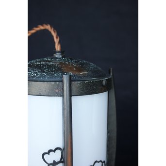 椿 銅製電笠照明　A1968 