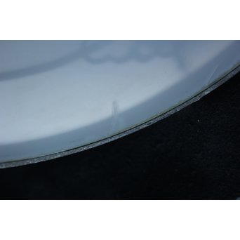 菊金具シェードの3灯シャンデリア照明　A1969 