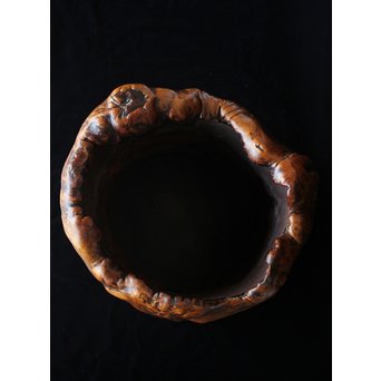 天然木 瘤火鉢　X177 