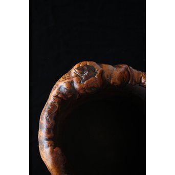 天然木 瘤火鉢　X177 