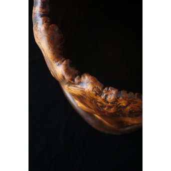 天然木 瘤火鉢　X177 