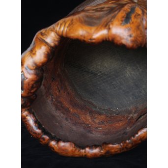 天然木 瘤火鉢　X177 