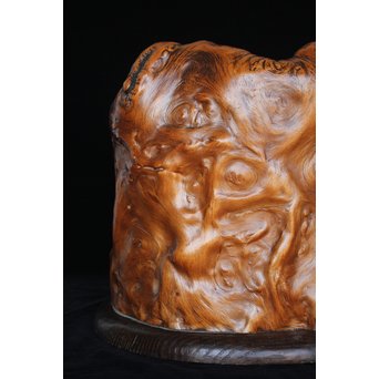 天然木 瘤火鉢　X177 