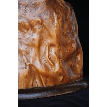 天然木 瘤火鉢　X177 