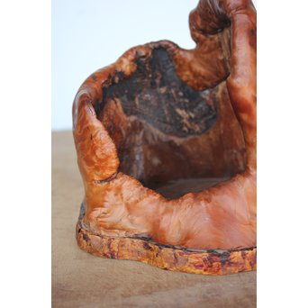 天然木 煎茶盆　X178 