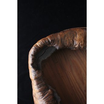 天然木 煎茶盆　X179 