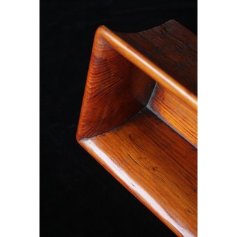 松の刳貫盆　X180 