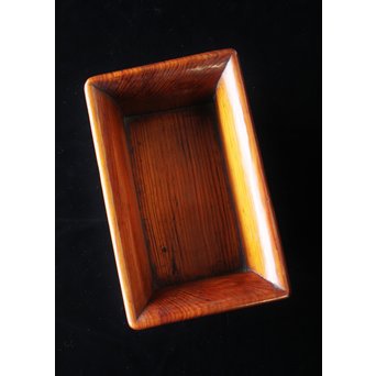 松の刳貫盆　X180 