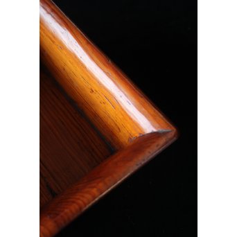 松の刳貫盆　X180 