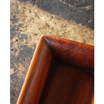 松の刳貫盆　X180 