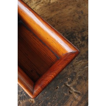 松の刳貫盆　X180 