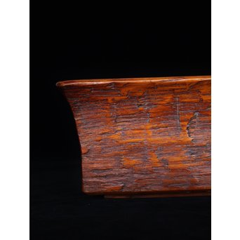 松の刳貫盆　X180 