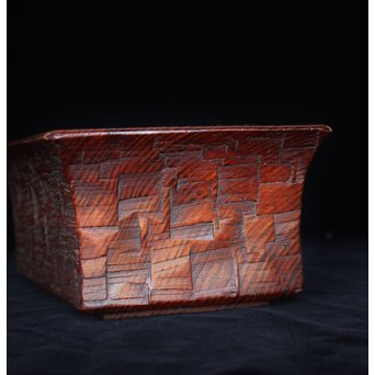 松の刳貫盆　X180 