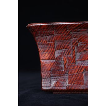 松の刳貫盆　X180 