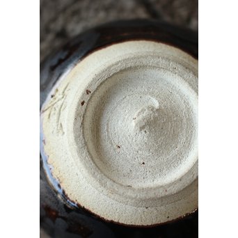 青木龍山 天目梅抹茶碗　P160 