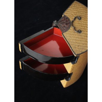 花押印  藤扇形御重　U128 