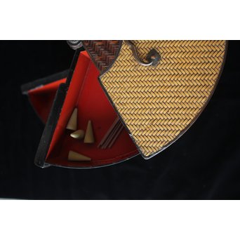 花押印  藤扇形御重　U128 