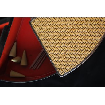 花押印  藤扇形御重　U128 