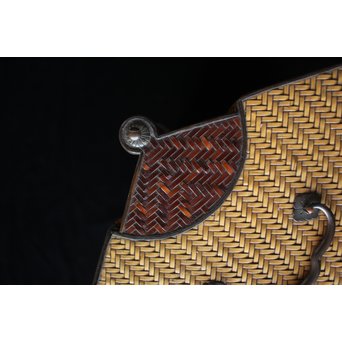 花押印  藤扇形御重　U128 