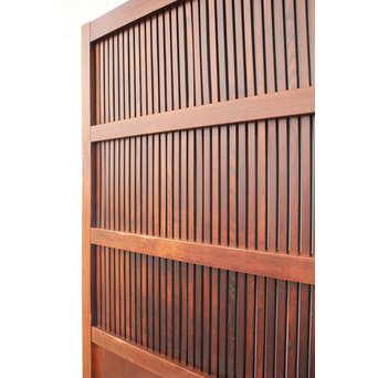 総欅格子蔵戸　W982 