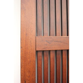 総欅格子蔵戸　W982 