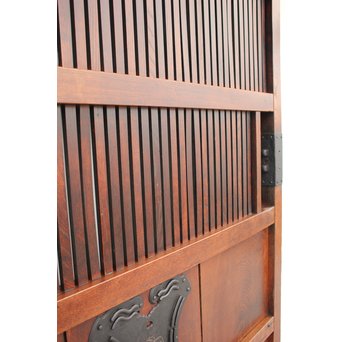 総欅格子蔵戸　W982 