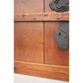 総欅格子蔵戸　W982 