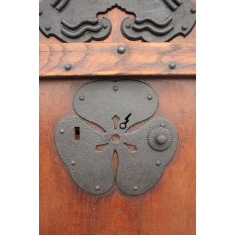 総欅格子蔵戸　W982 