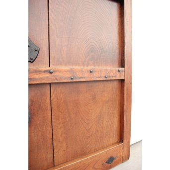 総欅格子蔵戸　W982 