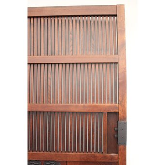 総欅格子蔵戸　W982 