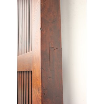 総欅格子蔵戸　W982 