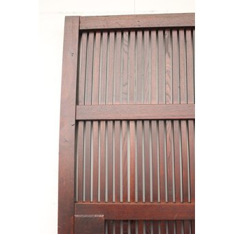 総欅格子蔵戸　W982 