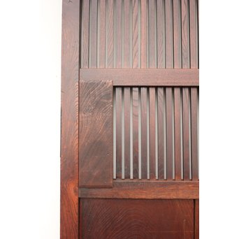 総欅格子蔵戸　W982 