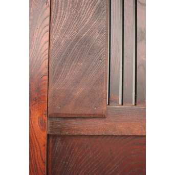 総欅格子蔵戸　W982 