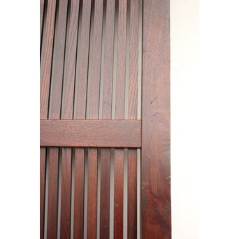 総欅格子蔵戸　W982 