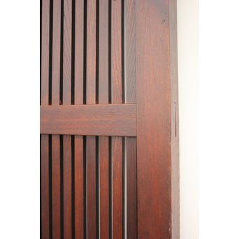 総欅格子蔵戸　W982 