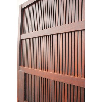 総欅格子蔵戸　W982 