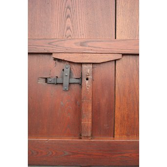 総欅格子蔵戸　W982 